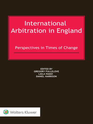cover image of International Arbitration in England